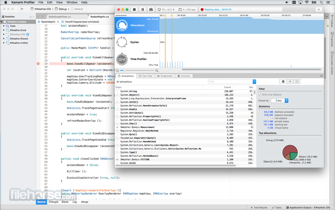 is there something like visual studio express for mac
